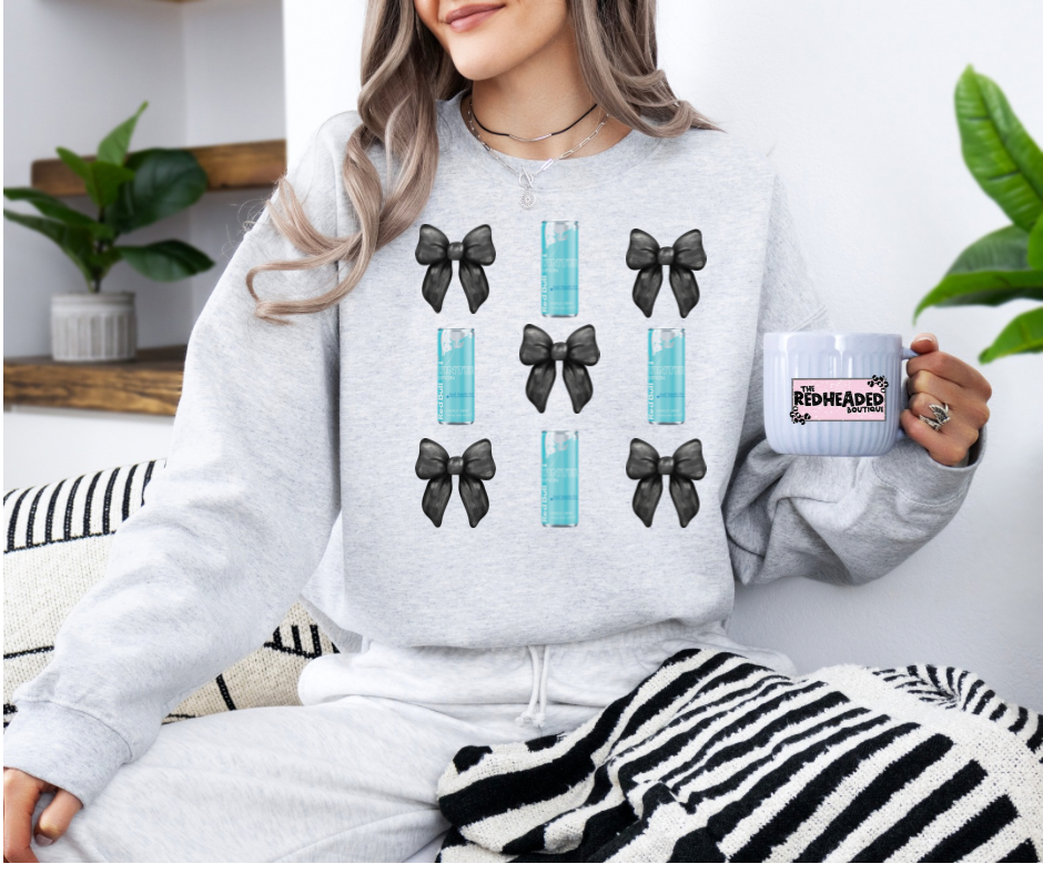 Energy Drink Bow Crewneck