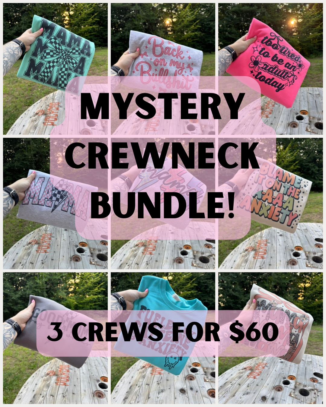 Mystery Crewneck Bundle