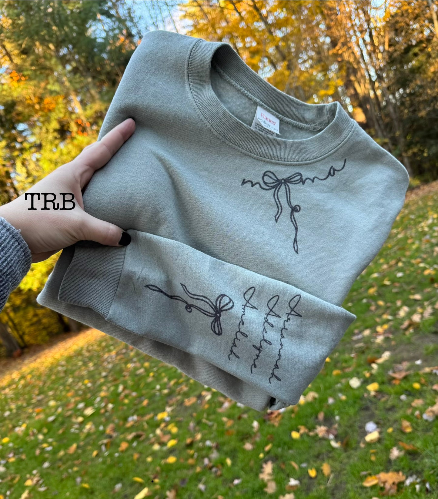 *Customizable* Bow Mama Crewneck