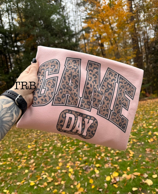 Leopard Game Day Crewneck