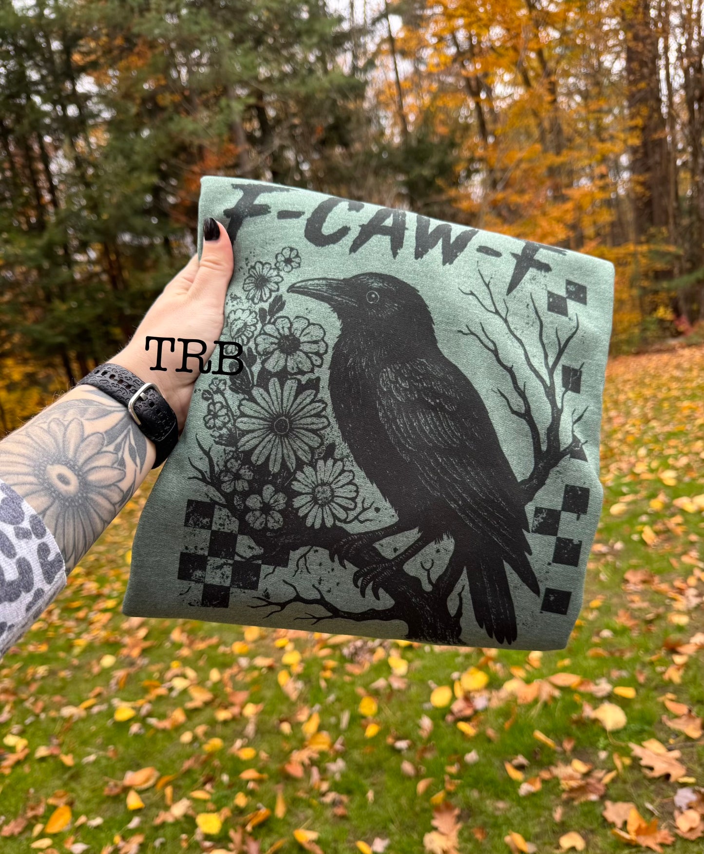F-CAW-F Crow Crewneck