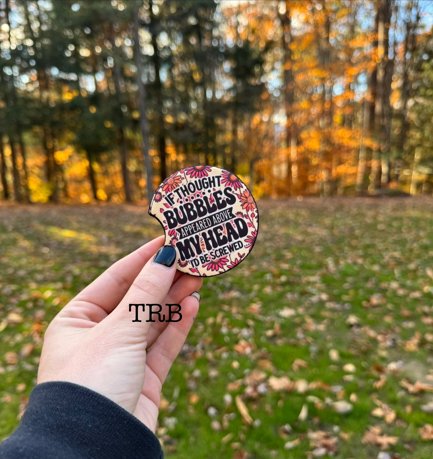 Thought Bubble Car Coasters