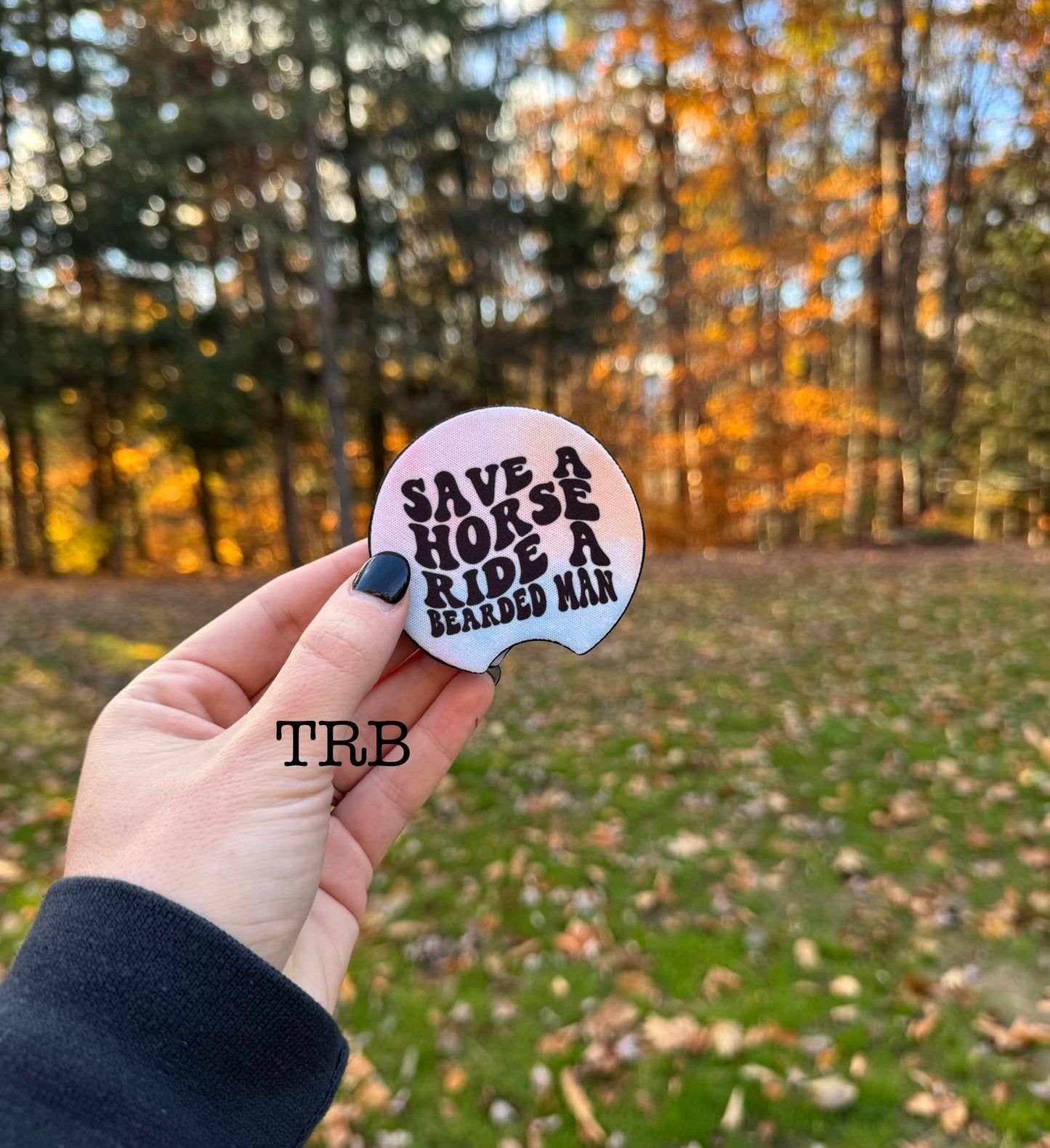 Bearded Man Car Coasters