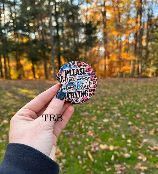 Let Me Merge Car Coasters