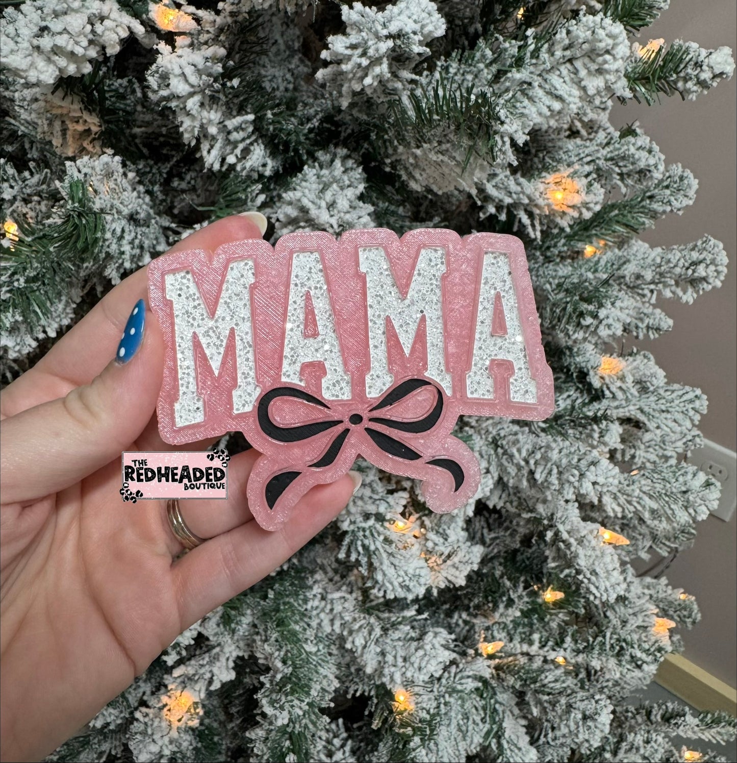 Mama w/ Bow RTS Car Freshie
