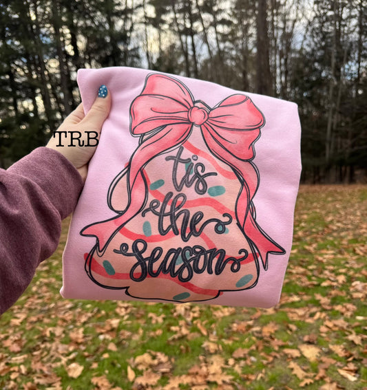 Tis The Season Snack Cake Crewneck
