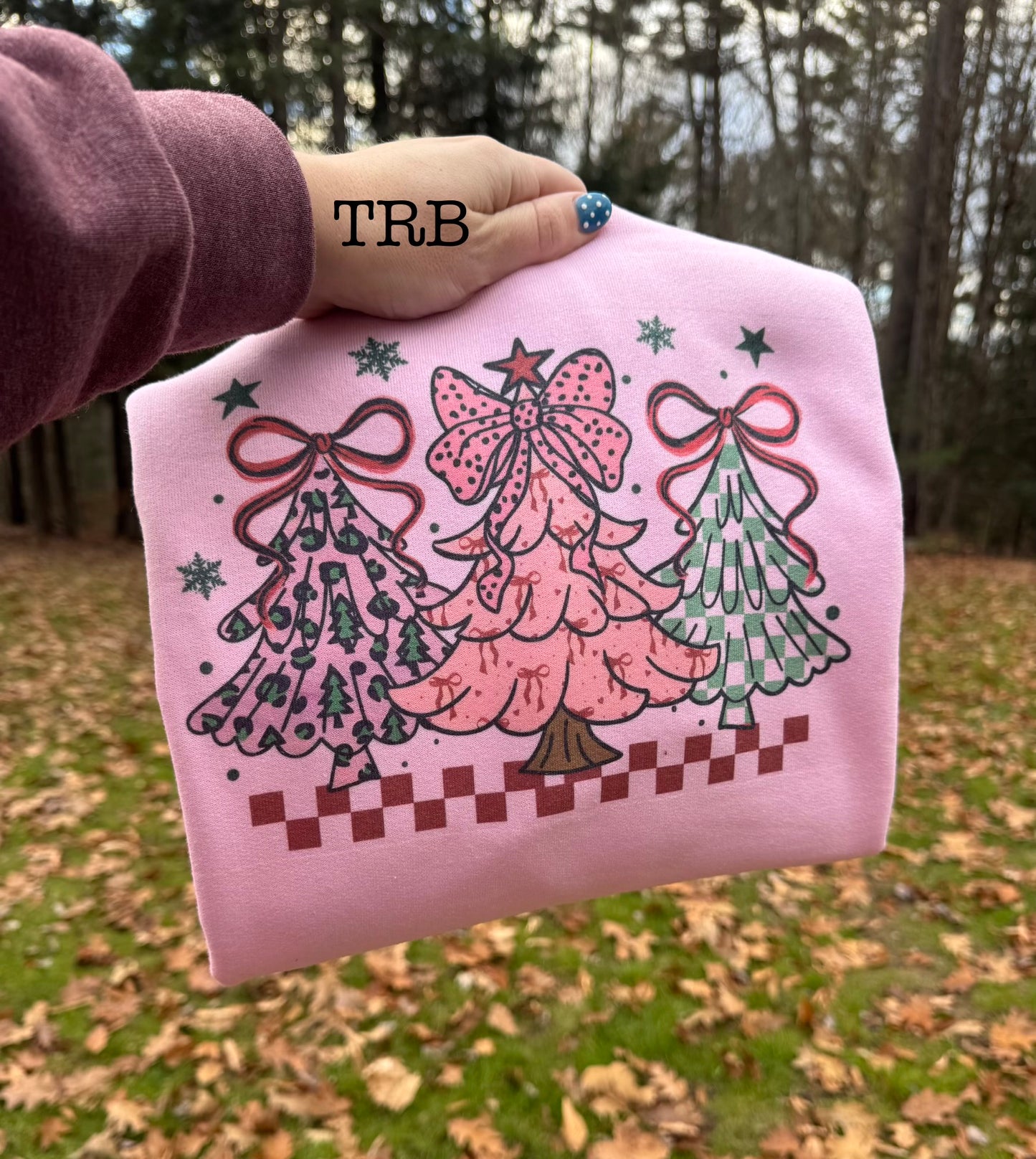 Xmas Tree Trio Crewneck