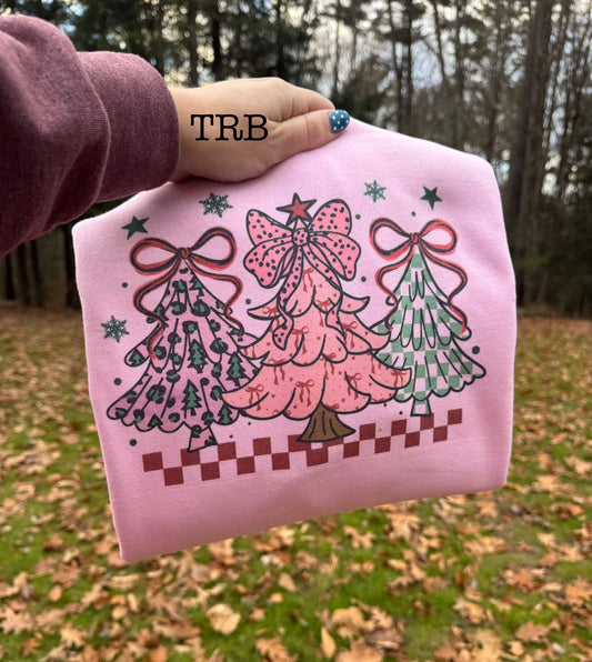Xmas Tree Trio Crewneck