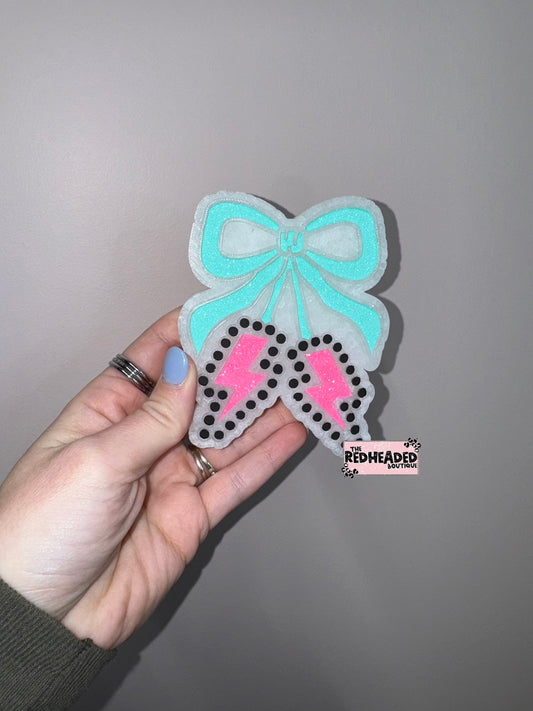 Cherry Lightening Bolt RTS Car Freshie