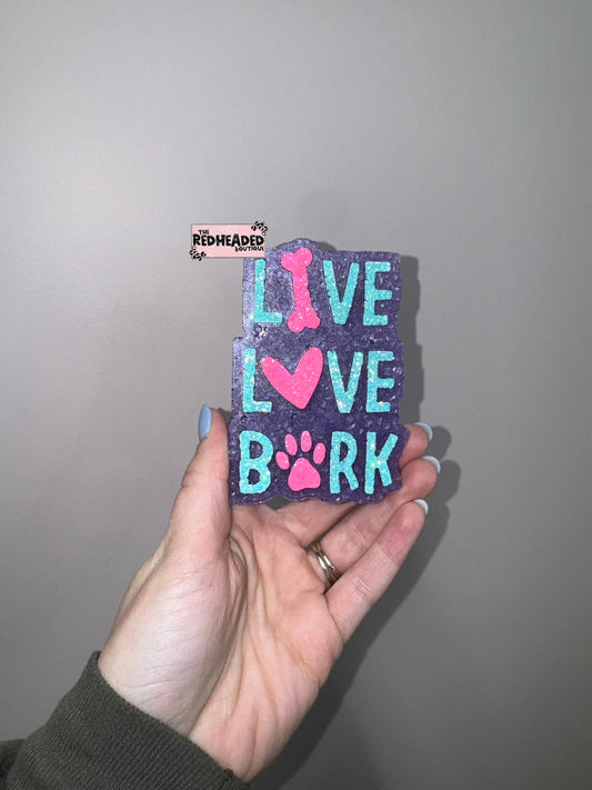 Live Love Bark RTS Car Freshie