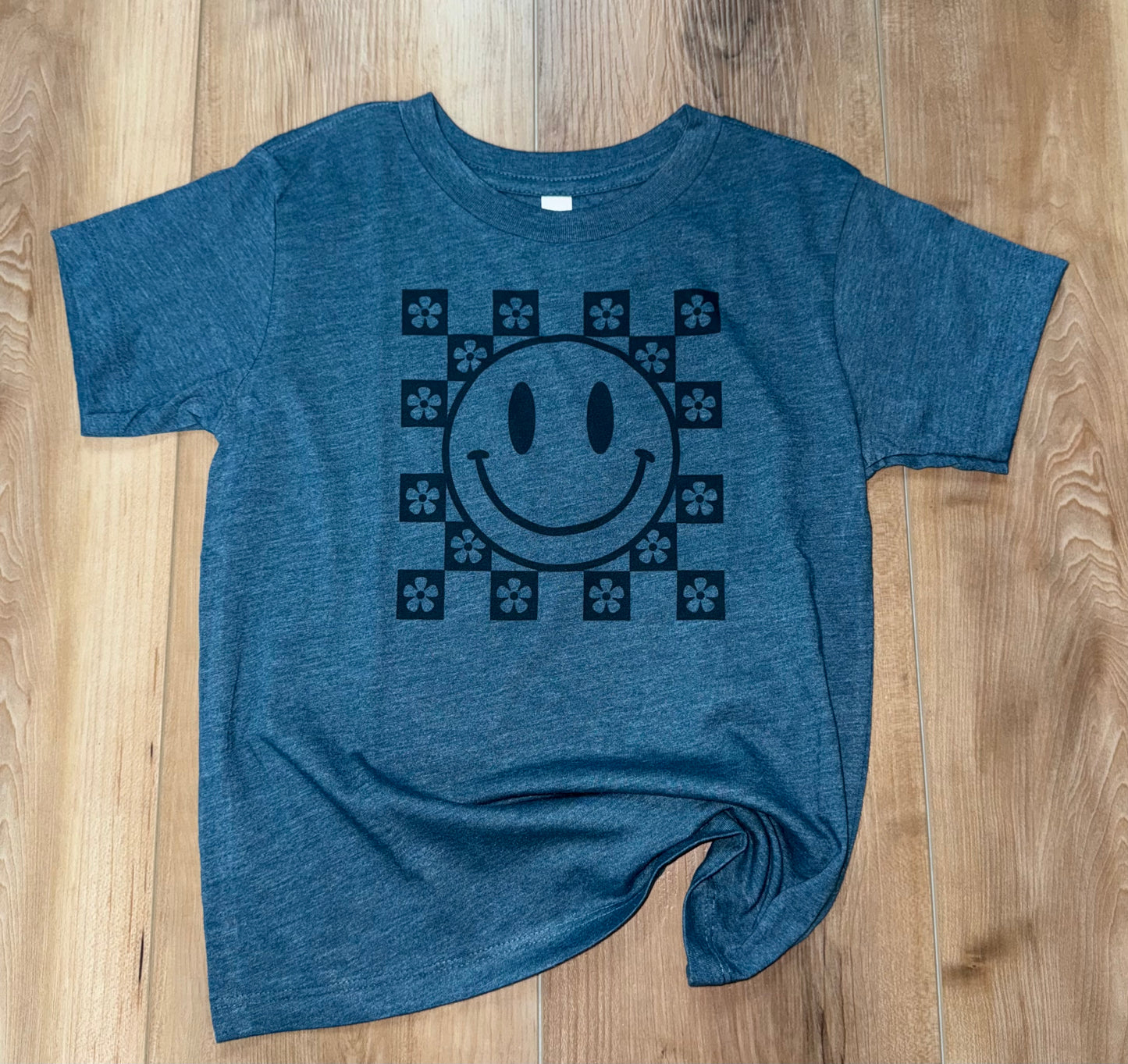 Checkered Smiley T-shirt