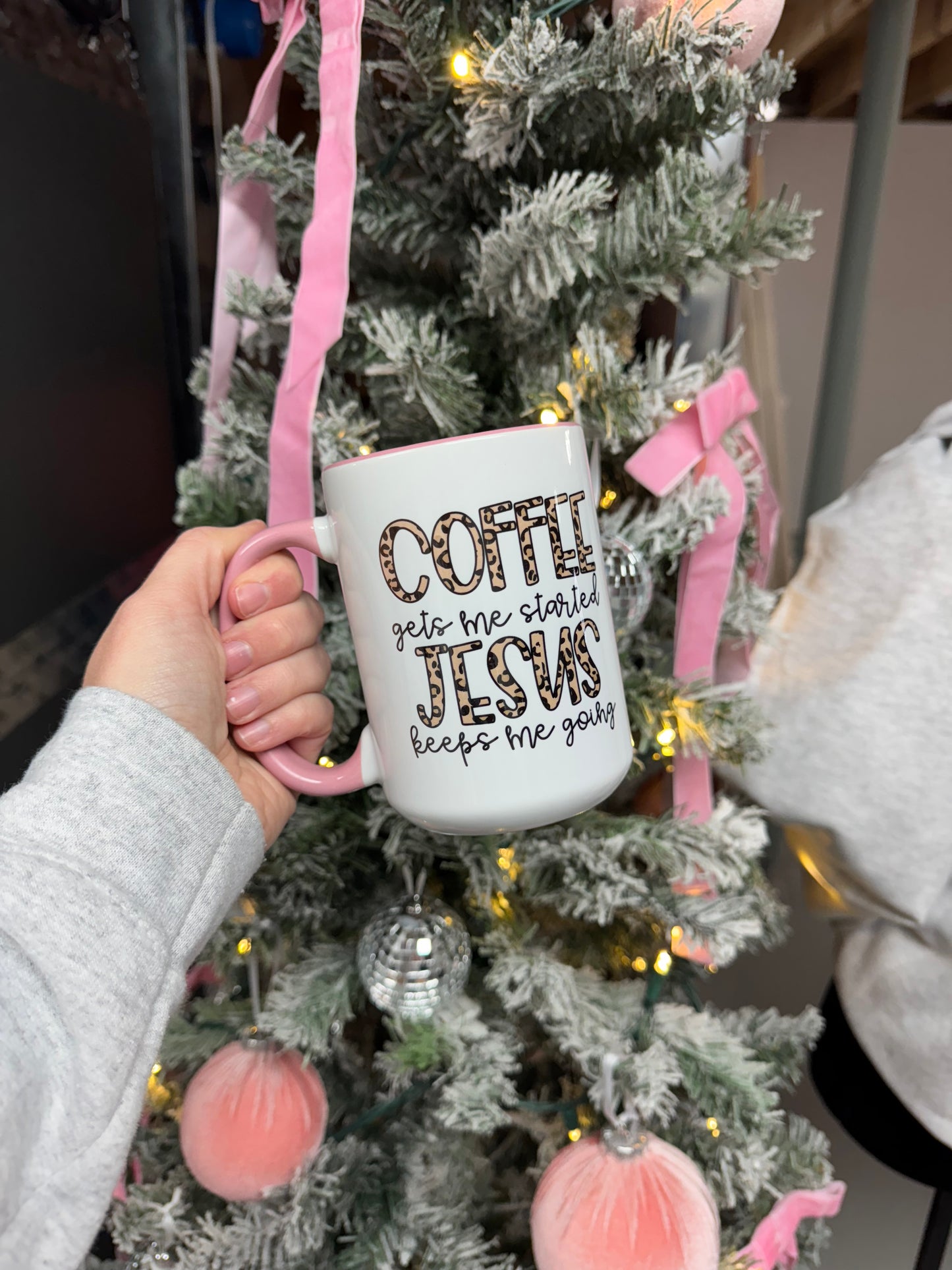 Coffee and Jesus Ceramic Mug