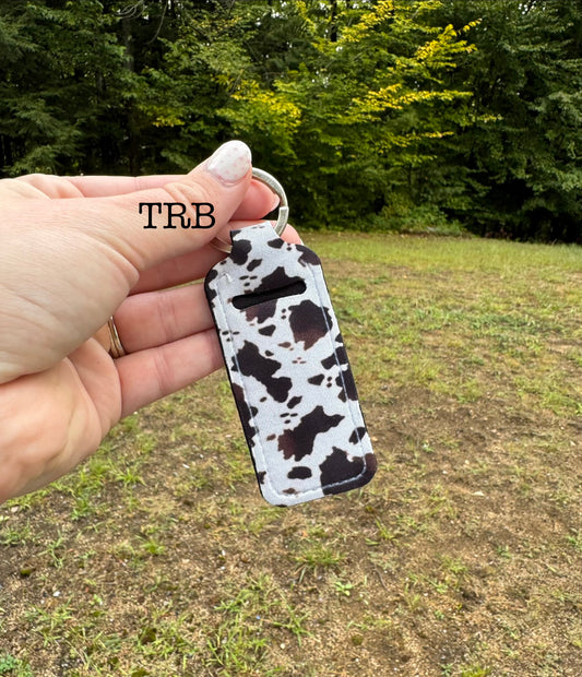 Cowhide Chapstick Holder