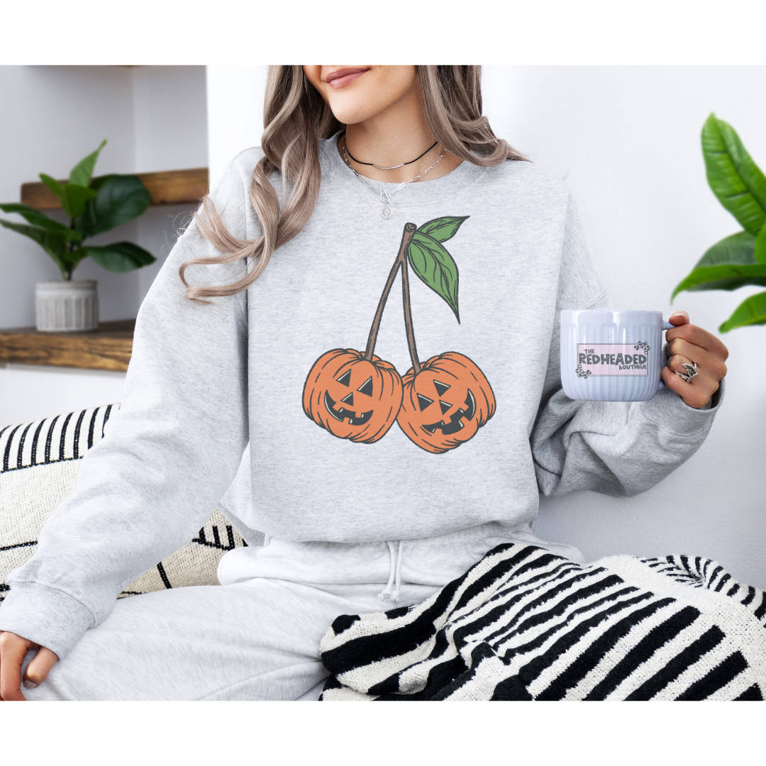 Cherry Pumpkins Crewneck